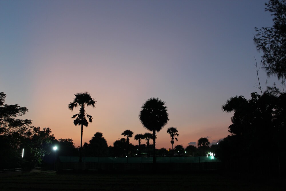 Sunset at Vaidyagrama